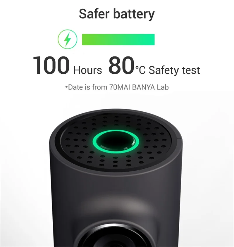Видеорегистратор 70mai Smart Dash Cam 1s 1080p ночное видение