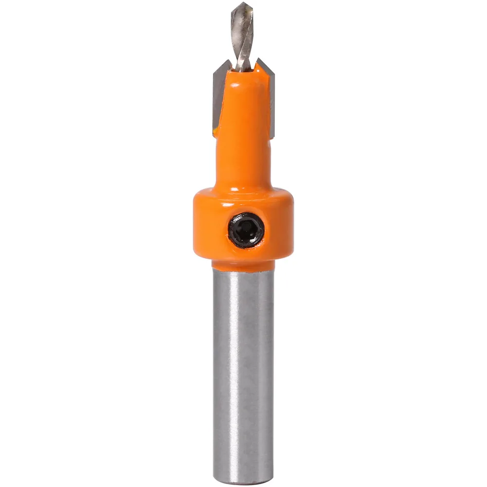 Woodworking Counterbore Drill Set with Self-Tapping Screw Alloy Head Step Drill Installation Tool