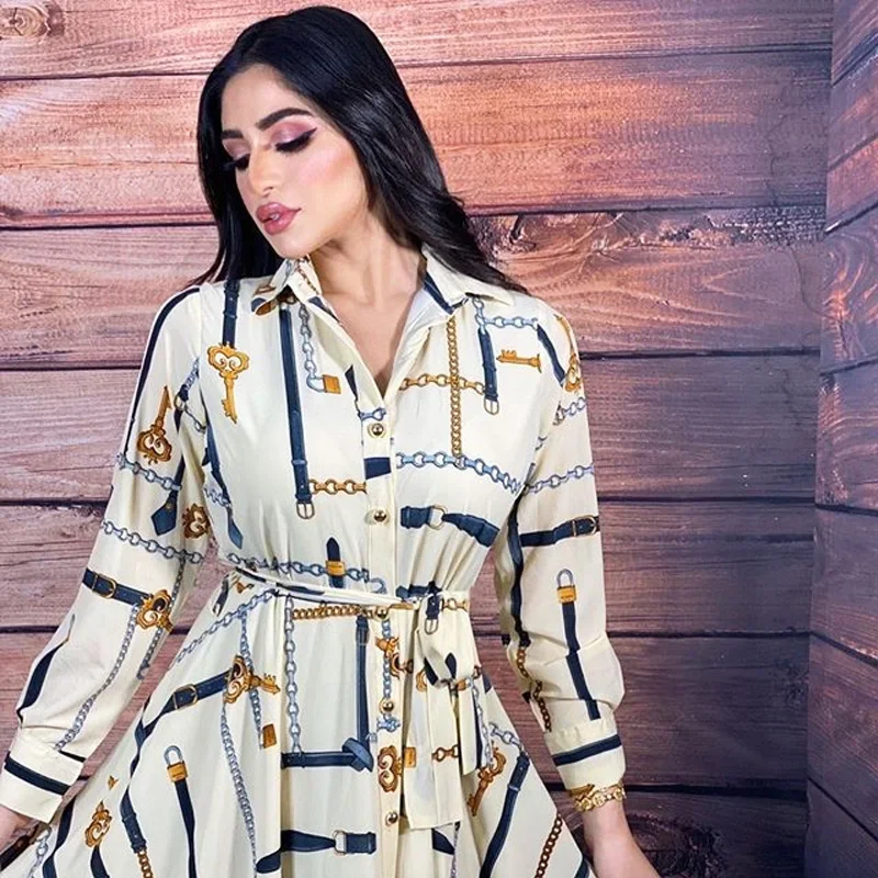 Wholesale Elegant Muslim Women Maxi Dress Arabic Islamic Fat Ladies Clothes Long Sleeve Party Dress New Abaya Dubai