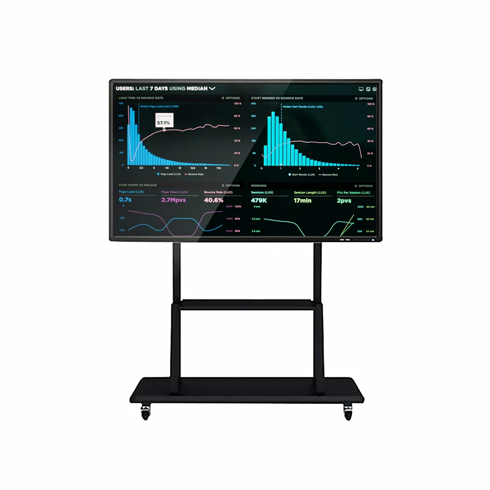 65/75/86 Inch Interactive Touch Screen Digital Smart Whiteboard For Education and Company Office Meetings Flat Panel