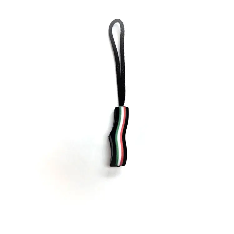 Wholesale hot sale handbag rope zipper puller handbag zipper puller rubber