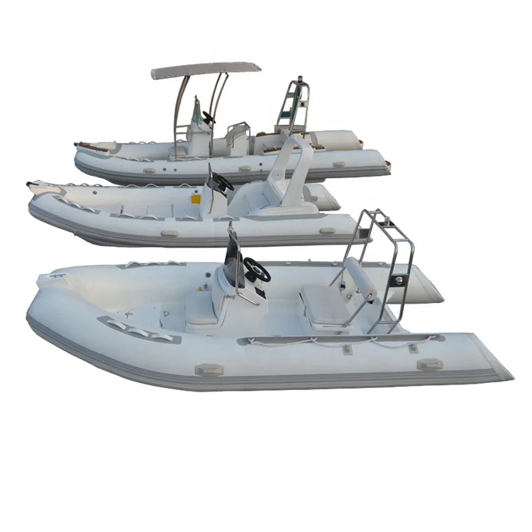 CE Certified ORCA Hypalon Material Fiberglass Rib Boat Luxury Sport Power Boat Sale High Rescue Lake Outdoor Activities Engine