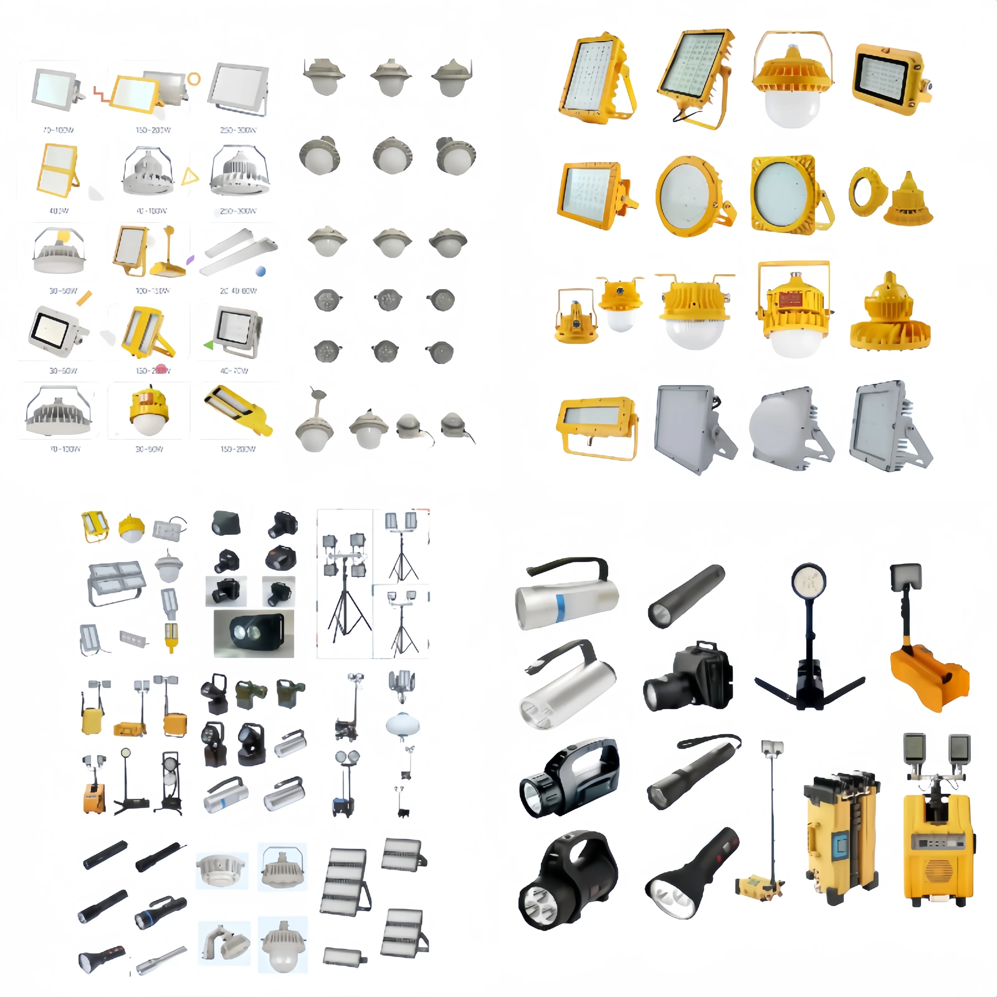 ATEX LED Explosion Proof Canopy Light 300W IP67 240W 280W Anti-explosive High Bay Lighting For Explosive Gas Atmosphere