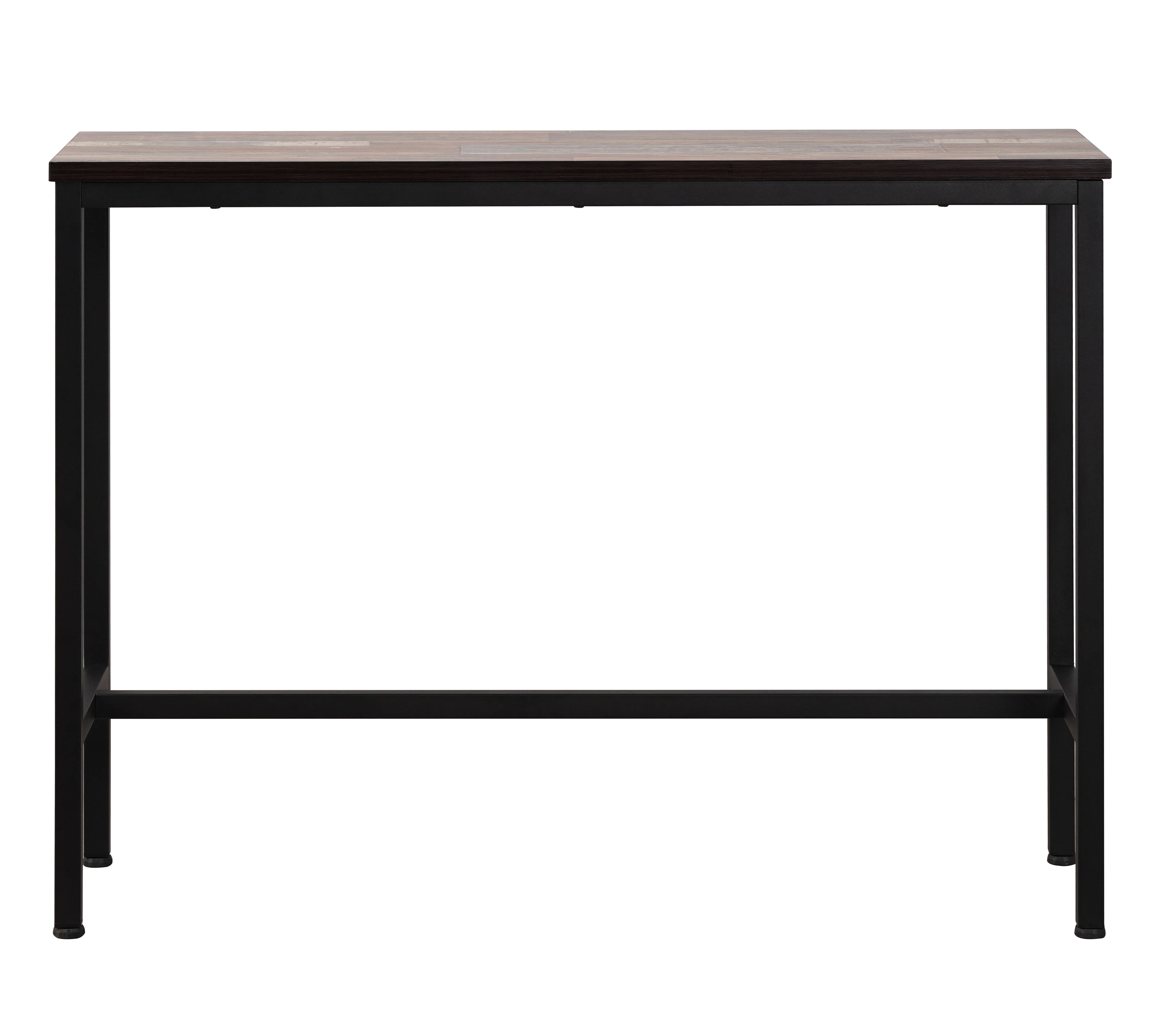 Hot Sale Rectangle Restaurant Furniture Cafe Metal Wood Long Bar Table For Sale