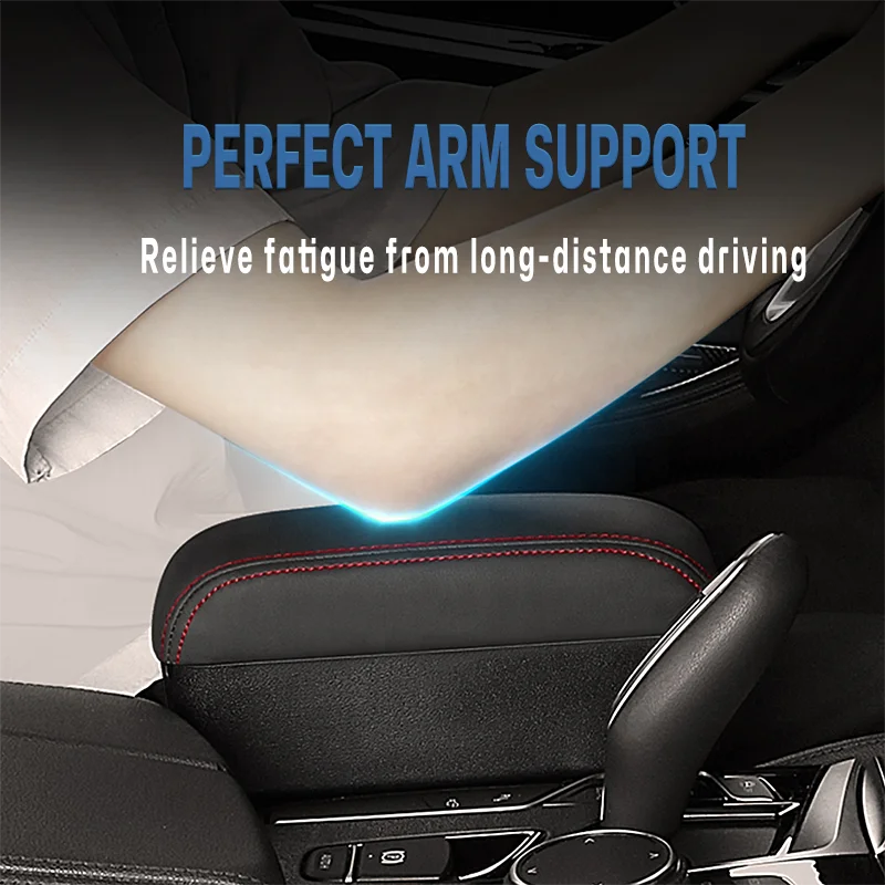 Anjuny Car Accessories Factory Price Universal Car Armrest Storage Interior console box Decoration Organizer For Focus Car