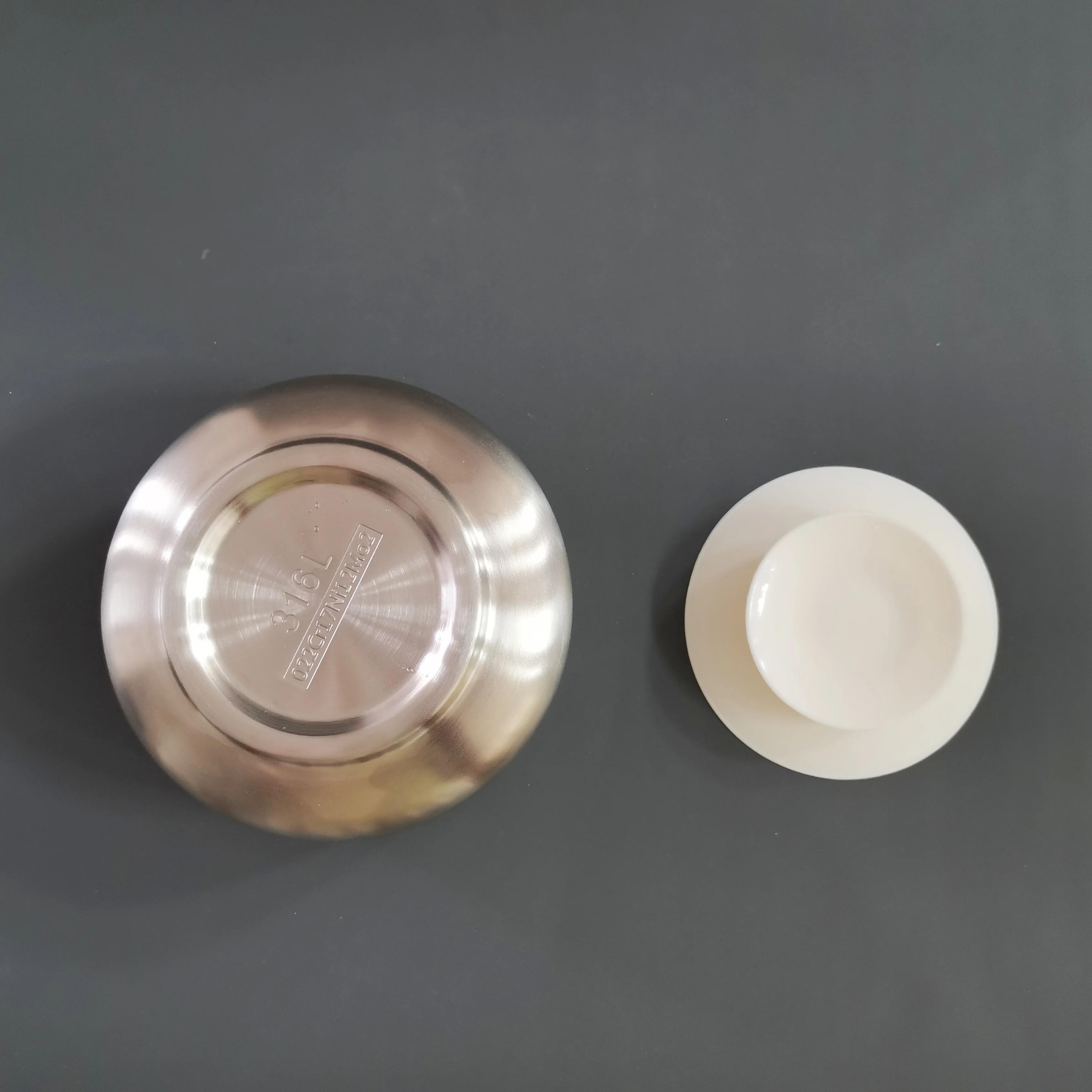 Eco Friendly Products 2025 Kids Stainless Steel Bowl Double Wall Kids Dining Silicone Suction Bowl