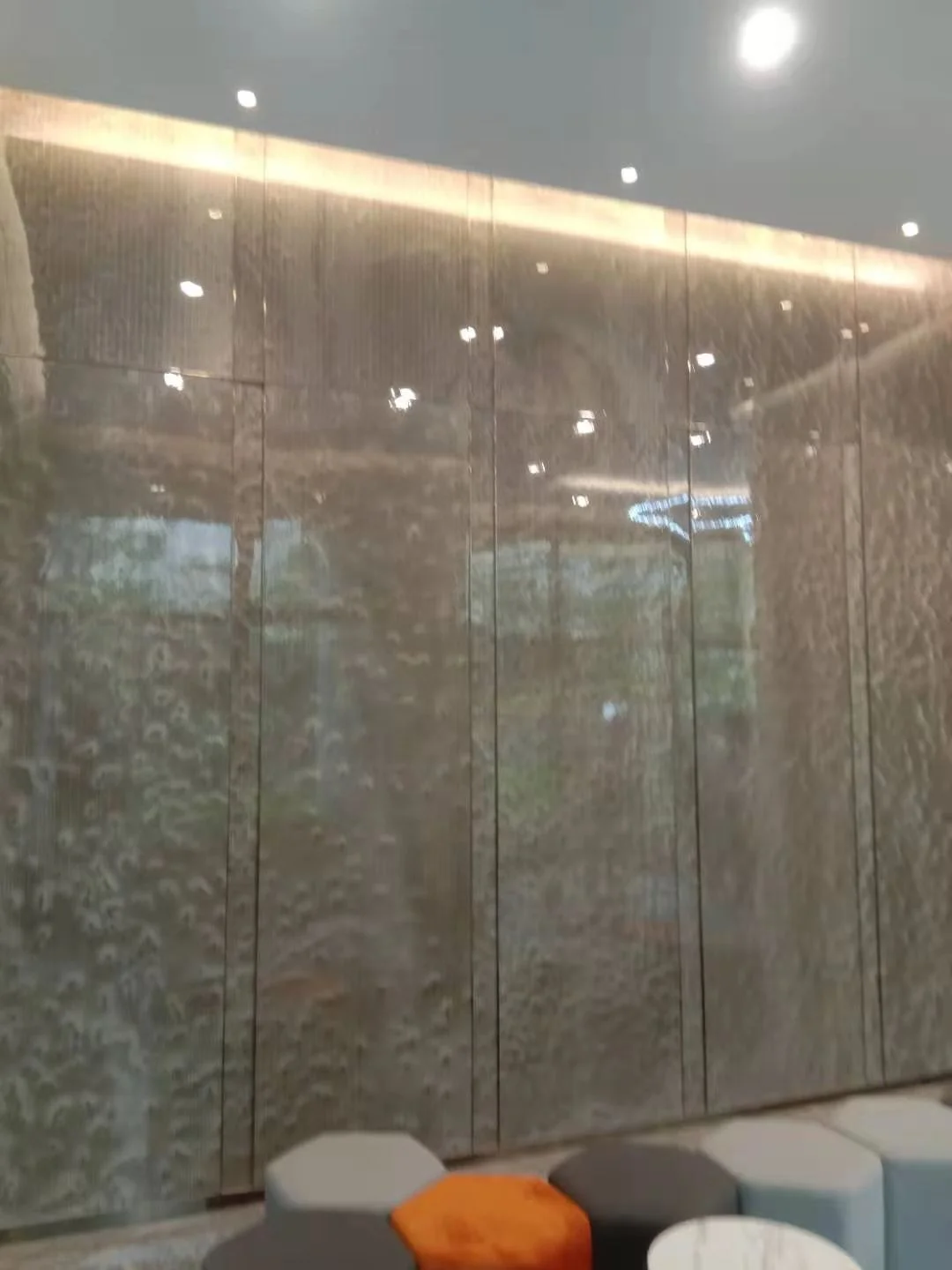 luxury surface glossy resin panel for wall decoration