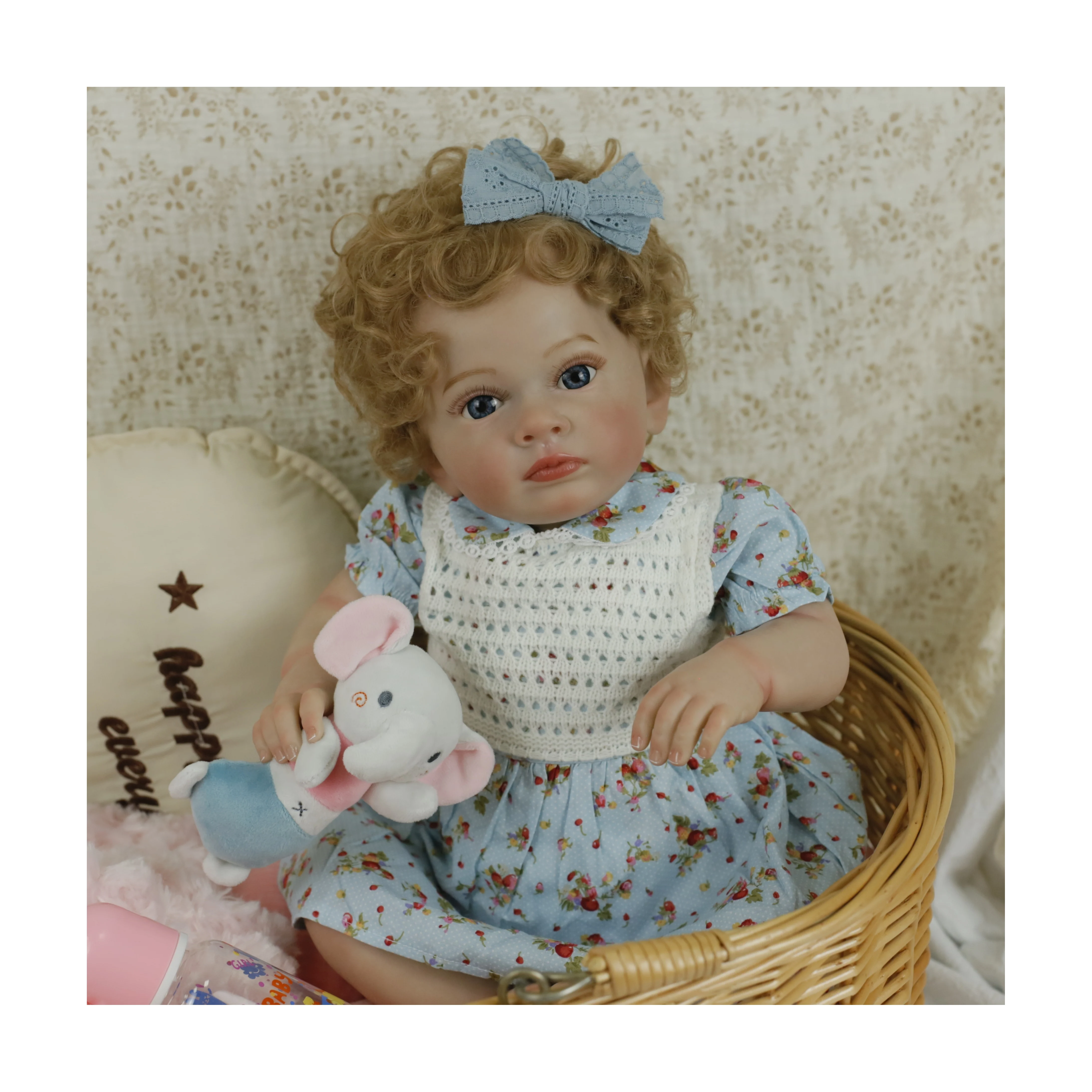Lifereborn 24 Inches Reborn Dolls Toddler Big Baby Toys Soft Bebe Reborn Baby Dolls Lifelike Girl Dolls