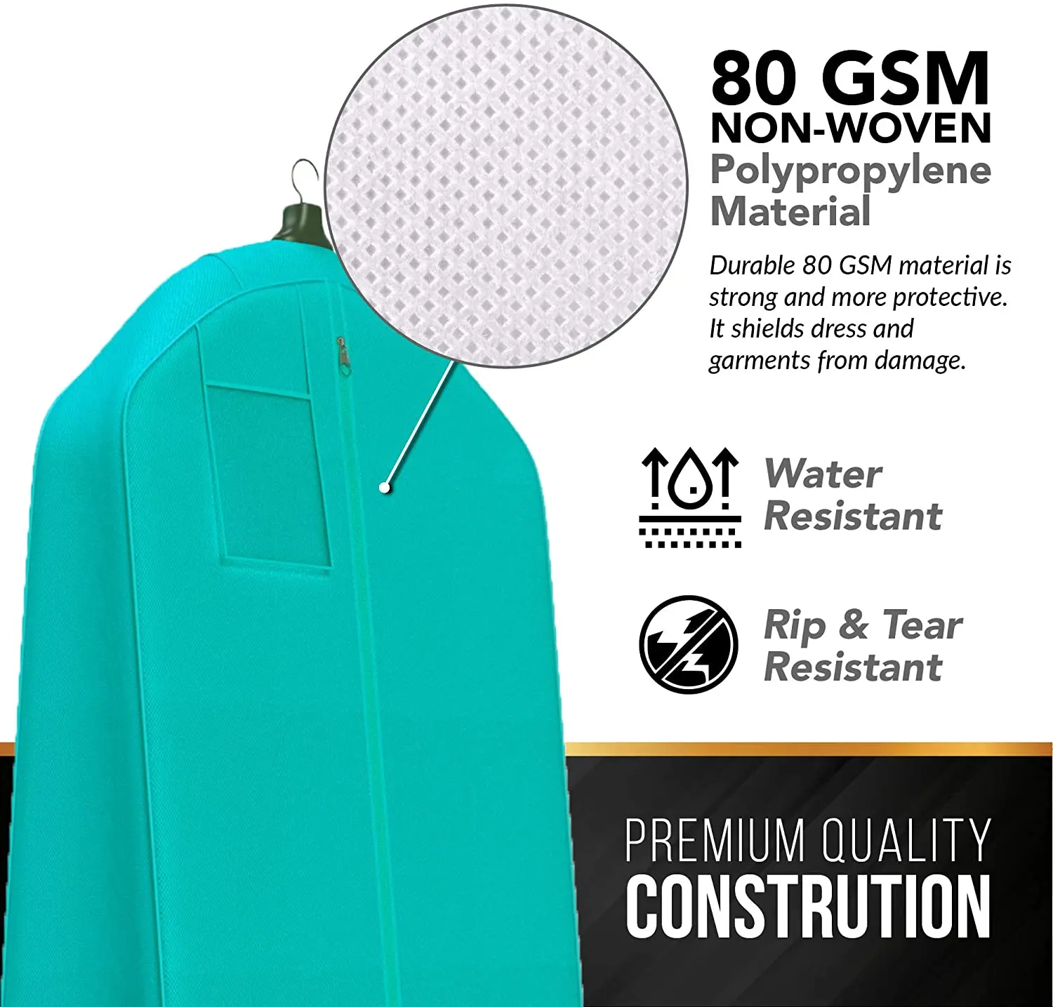 Модная Водонепроницаемая женская сумка для костюма для путешествий высокого качества, 80 г/м2