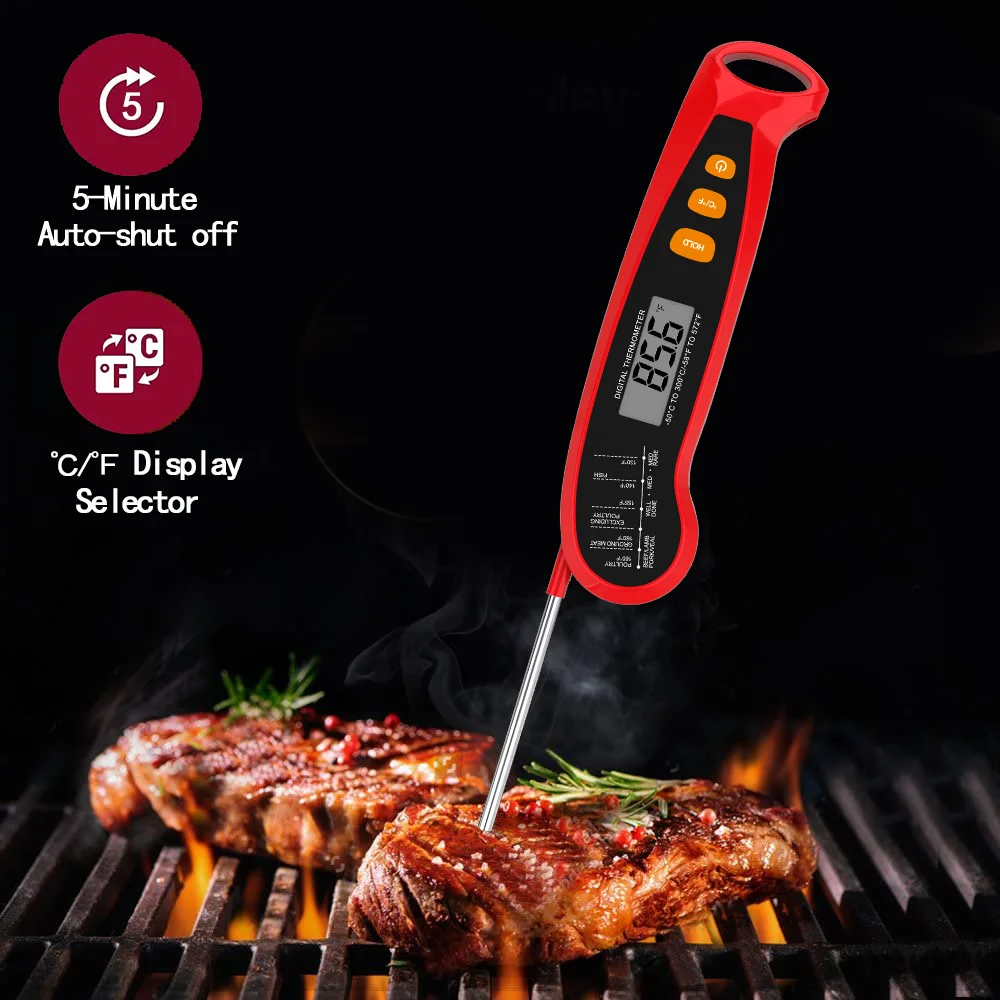 Alibaba Top Seller Amazing Hot Digital Wholesale Bbq Thermometer Electronic Barbecue Meat Thermometer