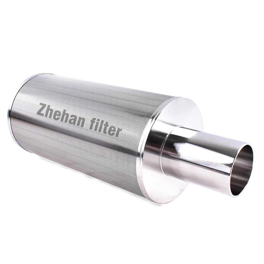 Factory Liquid and Solid Separation 304 316 Stainless Steel Wedge Wire Screen mesh Water Filter Nozzles