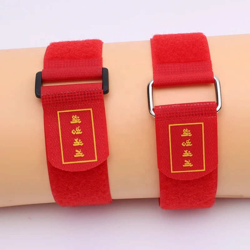 Hook and loop strap bike hook and loop cable ties Sew On Hook And Loop tape Anti Slip elastic Strap