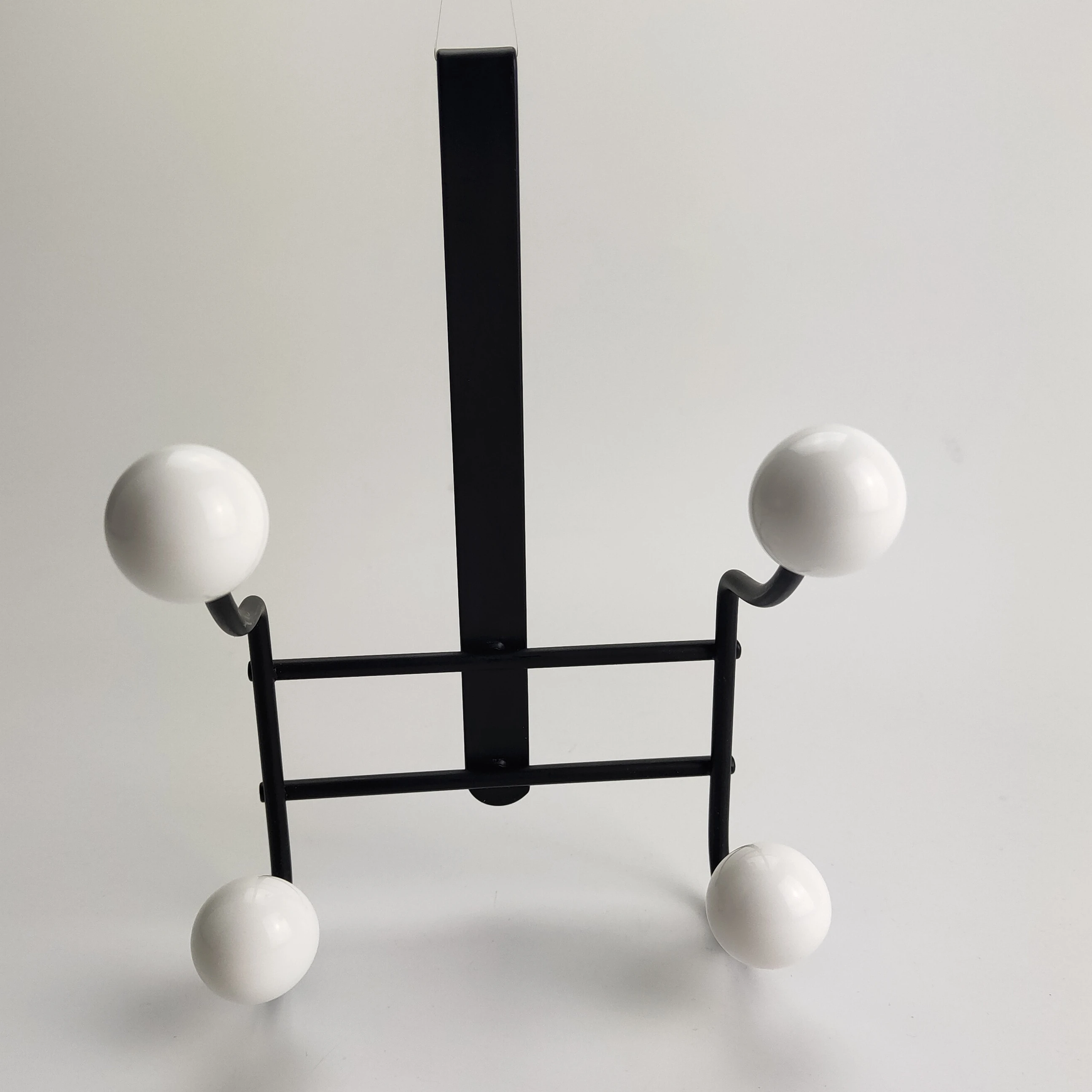 
Mat black powder coated hanger for towel 