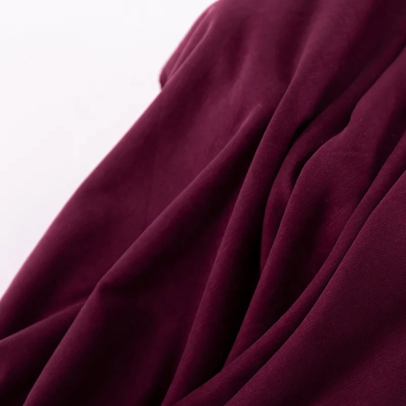 manufacturer wholesale high end skin friendly 68% rayon 32% polyester knitted polyester rayon t shirt fabric