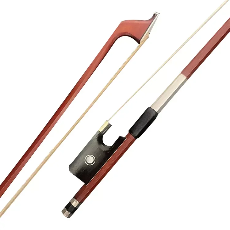Wholesales High Quality Beautiful 4/4 3/4 1/2 1/4 1/8 Brazil Wood Violin Bow Good elasticity Violin accessories