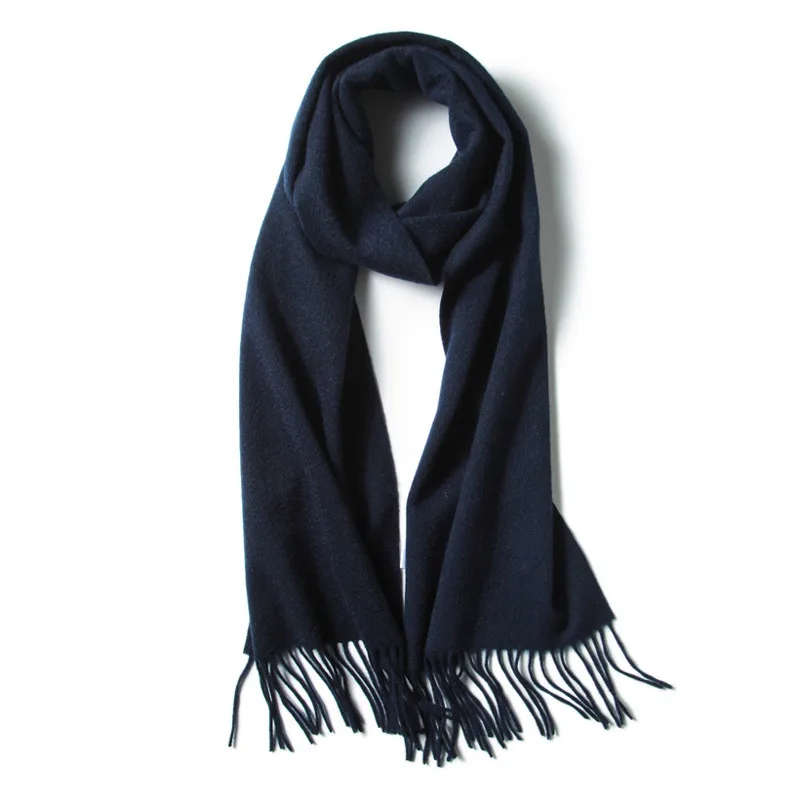 Embroidered logo Inner Mongolia Cashmere Pashmina Scarf