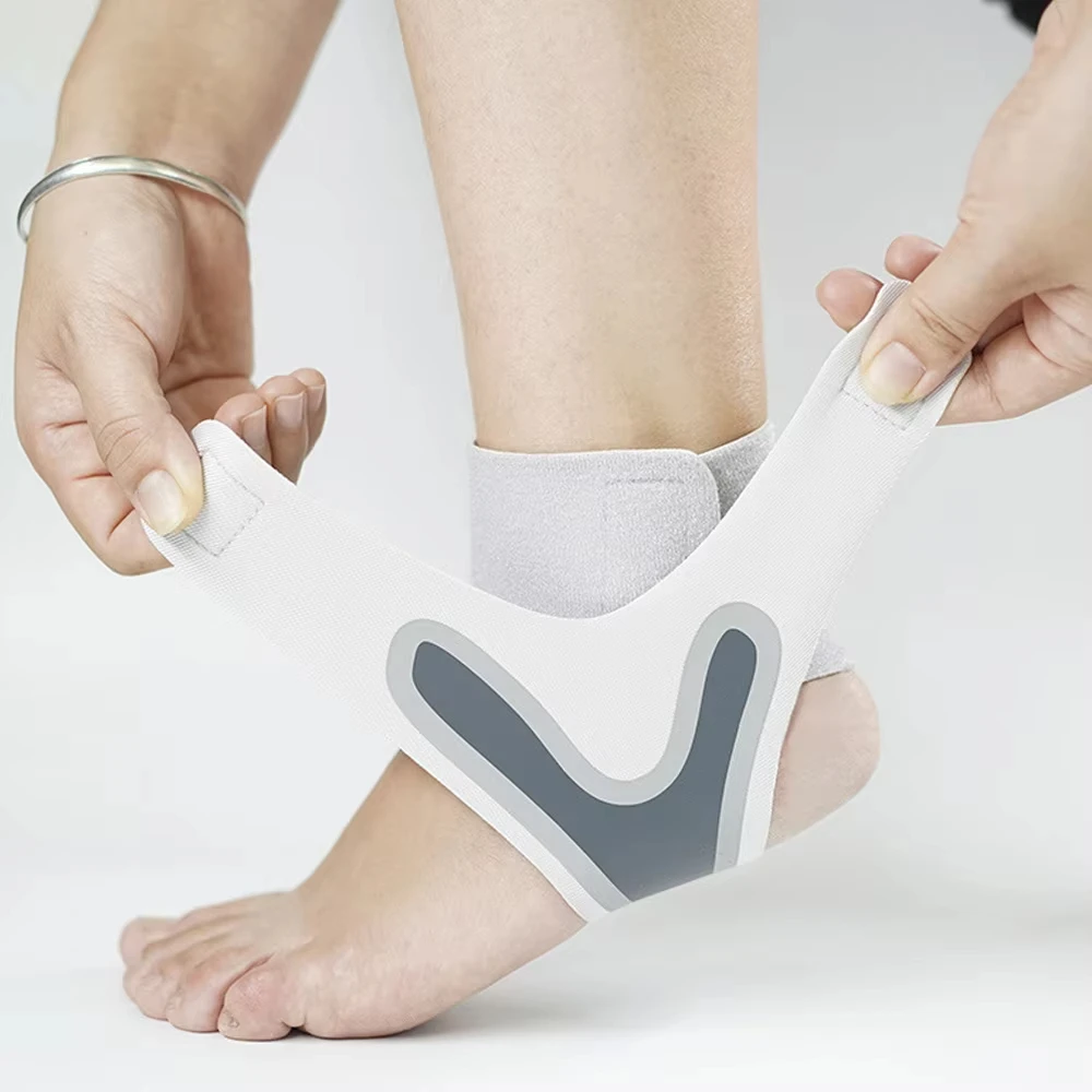 Adjustable Compression Ankle Sleeve Elastic Ankle Brace Guard Foot Anti-Sprain Support Heel Protective Strap