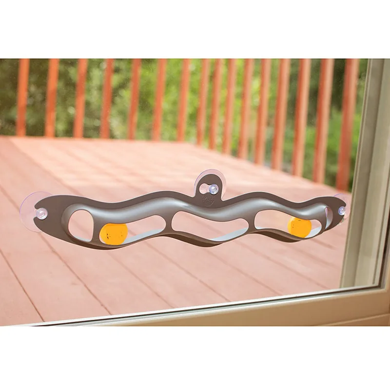 Puzzle cat toy track window sucker toy ball cat catch table tennis new funny cat toy