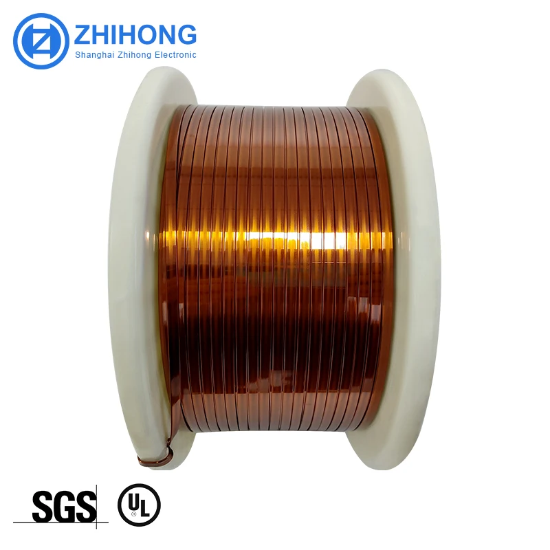 Прямоугольная плоская проволока с покрытием из эмалированной меди от производителя