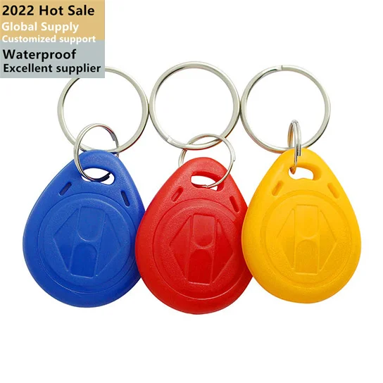 Factory Price Door Access Control Keychains Rings Abs Rfid Key Tags Em Marine Id Proximity Smart Tk4100 125khz Chip Rfid Keyfob