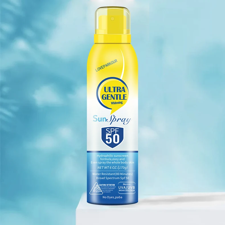 Частная этикетка spf 50 солнцезащитный крем спрей для солнцезащитных блоков oem производитель