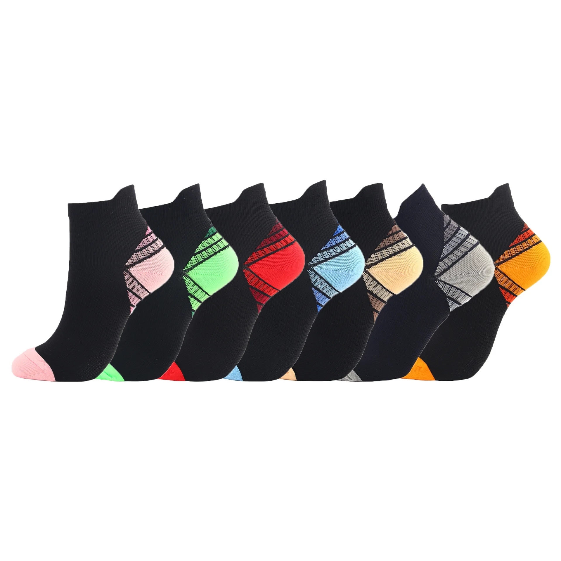 High Quality Bike Oem Sport Running Breathable Nylon Compression Socks Coolmax Mountain Bicycle Custom Logo Cycling Socks