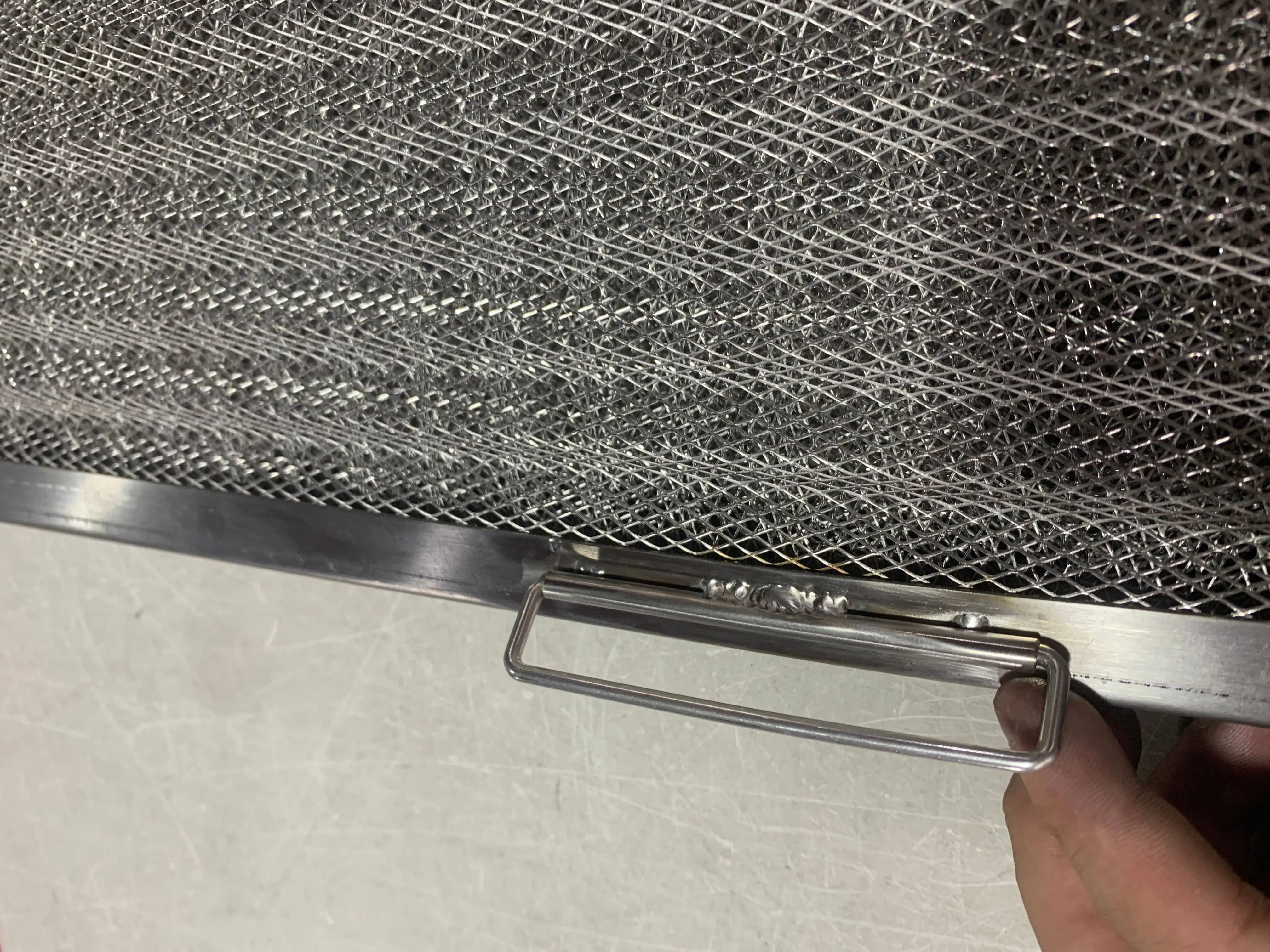 Custom Primary Metal Mesh Filter Stainless Steel Fume Oil Filter For Central Air Conditioner Range Hood Honeycomb Grease Filters