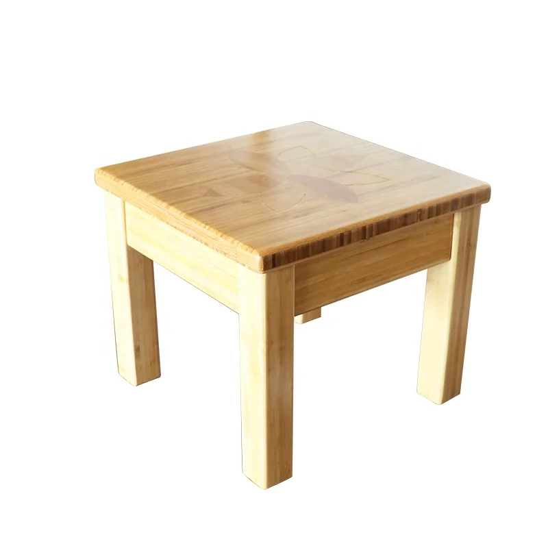 Modern Stool Chair Wooden Bench Bamboo Stools Chairs for Home