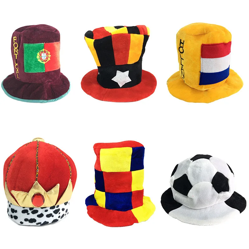 European and American Carnival Hats European Cup Fan Souvenirs Advertising Football Hats German Fan Hats
