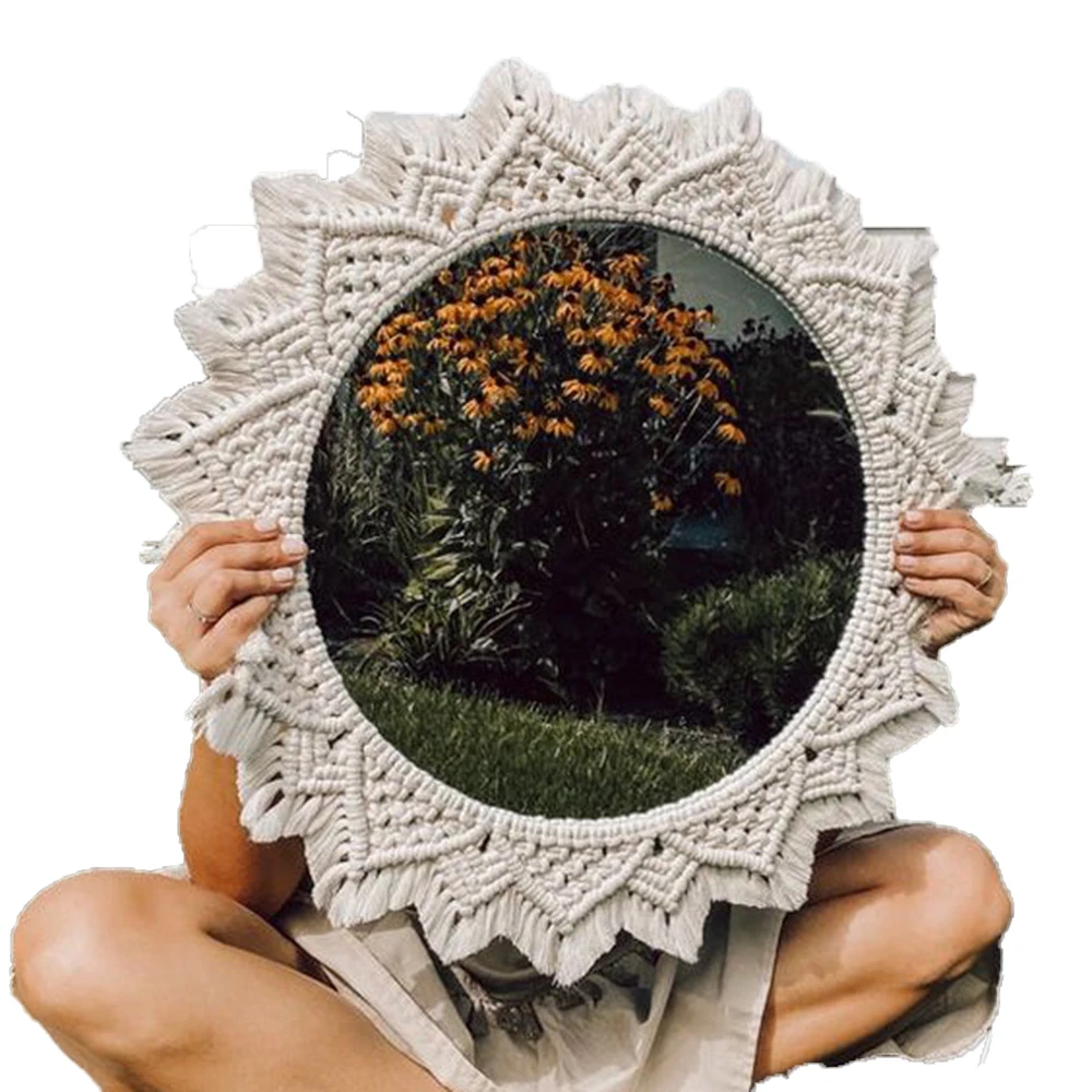 New fabrics mirrors home living room art mirrors decor wall bathroom wholesale bohemian mirrors