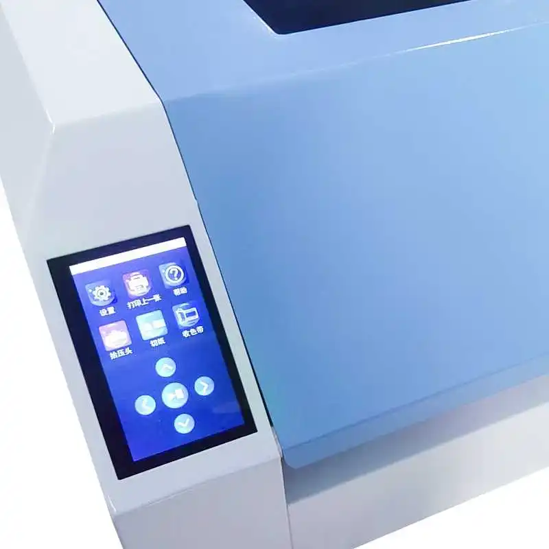 Roll to Roll thermal ribbon transfer Label Printer for large format outdoor label sticker printing Digital Label Sticker Printer