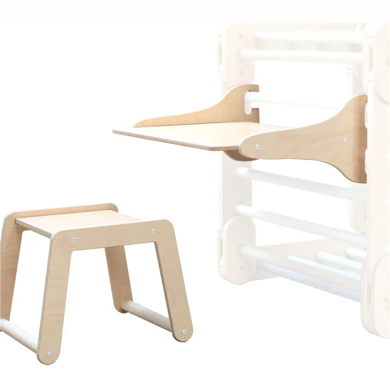 montessori  table and chair transformable triangle with chalkboard