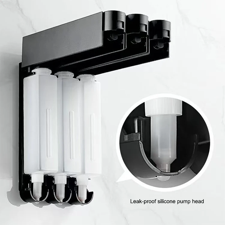 Wall Soap Dispenser New Wall Mounted Plastic Manual Liquid Soap Gel Hand Sanitizer Dispenser