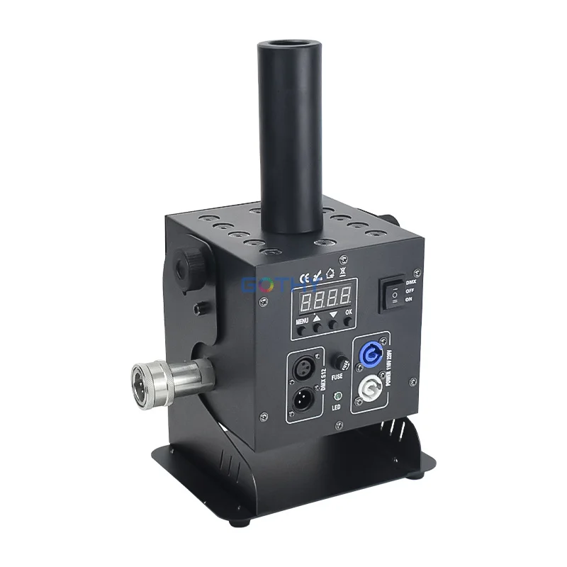 Stage Effect DJ Club Smoke Fog Spray Cryo Cannon DMX LED 12X3w RGB 3in1 Column CO2 Jet Machine