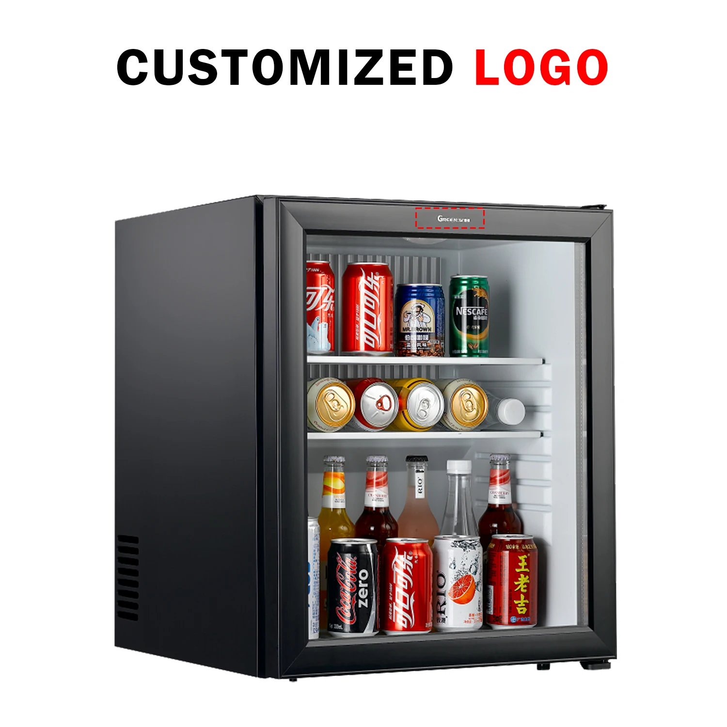 60LCooler Supplier  Countertop Mini Fridge Energy Efficient Fridge Hotel Room Fridge