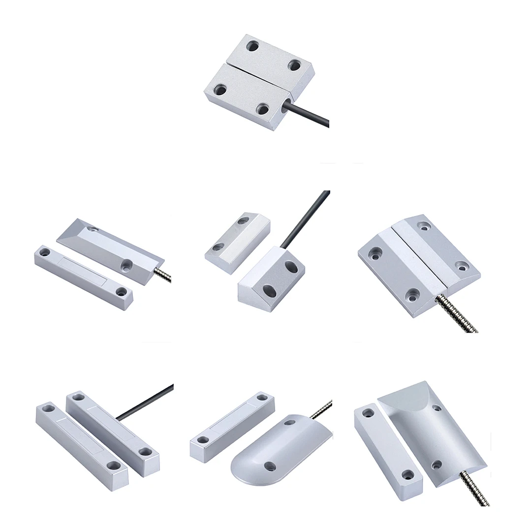 Factory Supply Screw Mount Metal Reed Switch/Reed Proximity Switch/Magnetic Door Sensor With Magnet