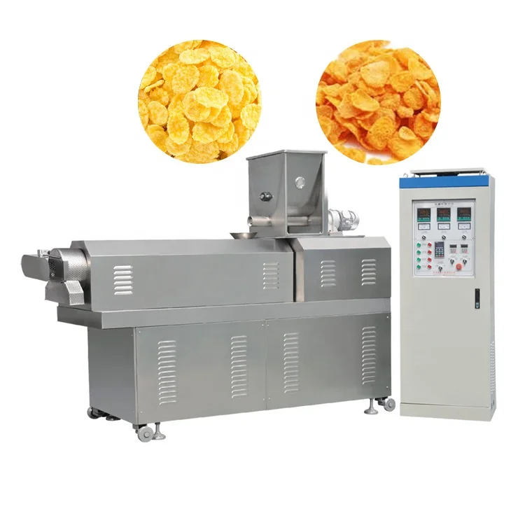 Automatic Breakfast Cereal Corn Flakes Making Machine Plant