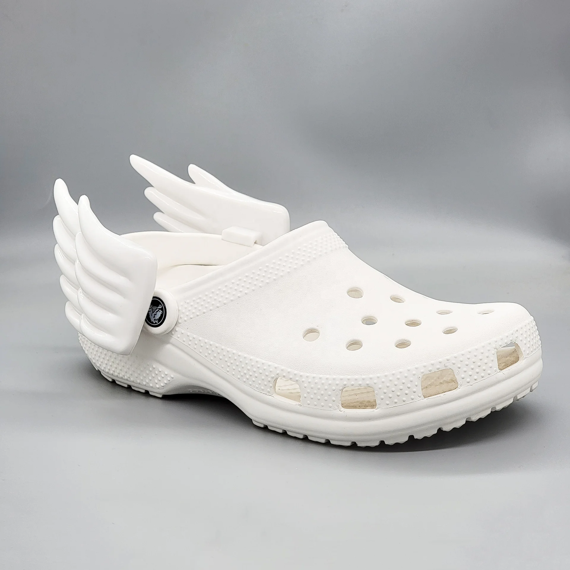Hot sell Mini clog shoes Charms Unique for clogs Shoes Decoration DIY Wings clog decoration accessories