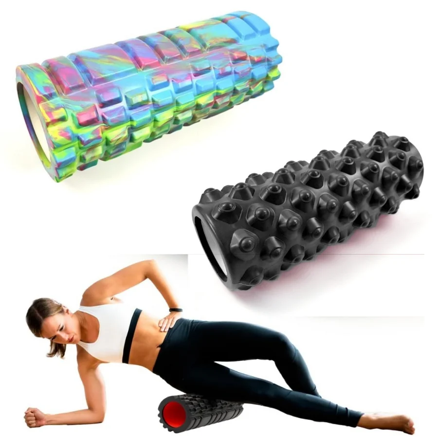 Factory Price Home Exercise Muscle Relax Gym Fitness EVA foam roller Deep Tissue Massage Roller Camouflage