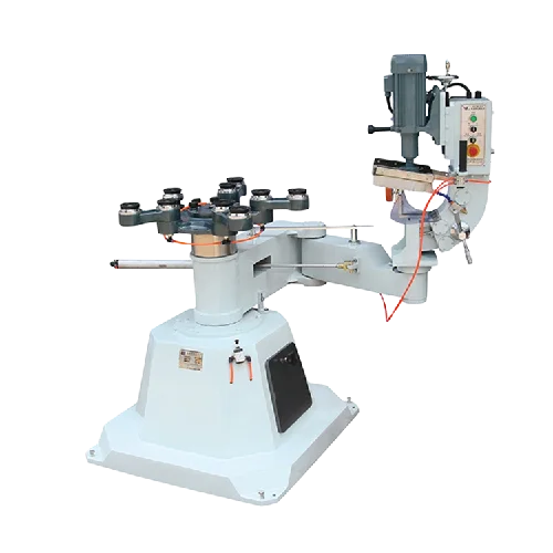 Small Glass Shaping Machine Automatic Glass Grinder And Shaping Edging Beveling Machine Single-arm Shape Round Glass Machine