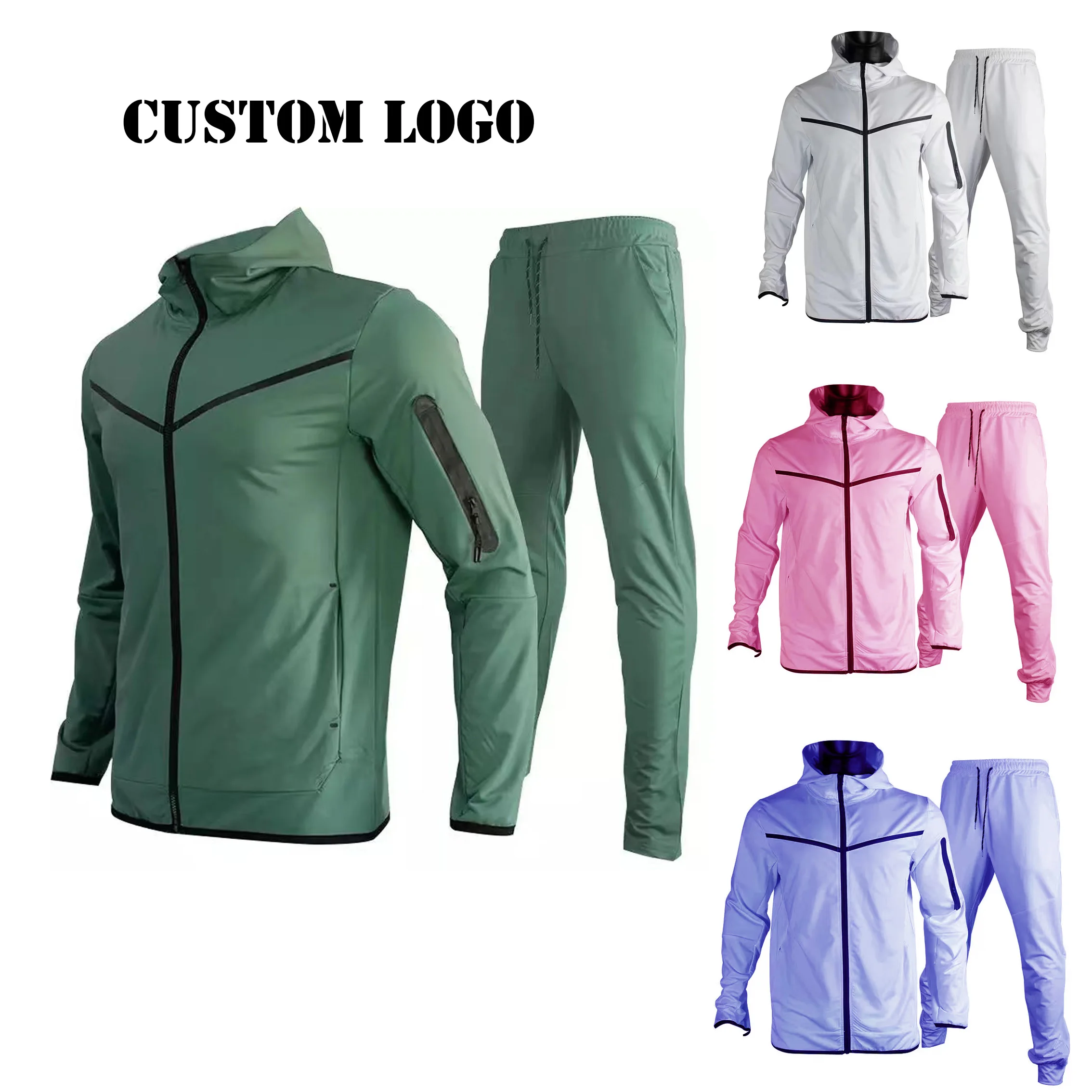 customized Warm Up Football Training Track Suits Men Sport Tracksuit Workout Wholesale Soccer waterproof Tracksuit