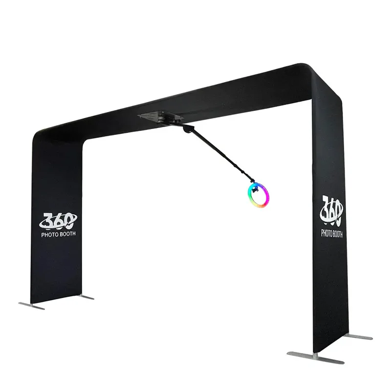 Warehouse Overhead 360 Photo Booth Enclosure Backdrop 360 Photobooth Machine Top Spinner Photo Booth Sky 360 Camera Video Booth