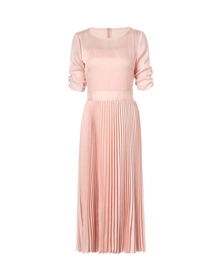 Lace Pink Dress Best Price High Quality Wholesale Women Clothing Woman Casual