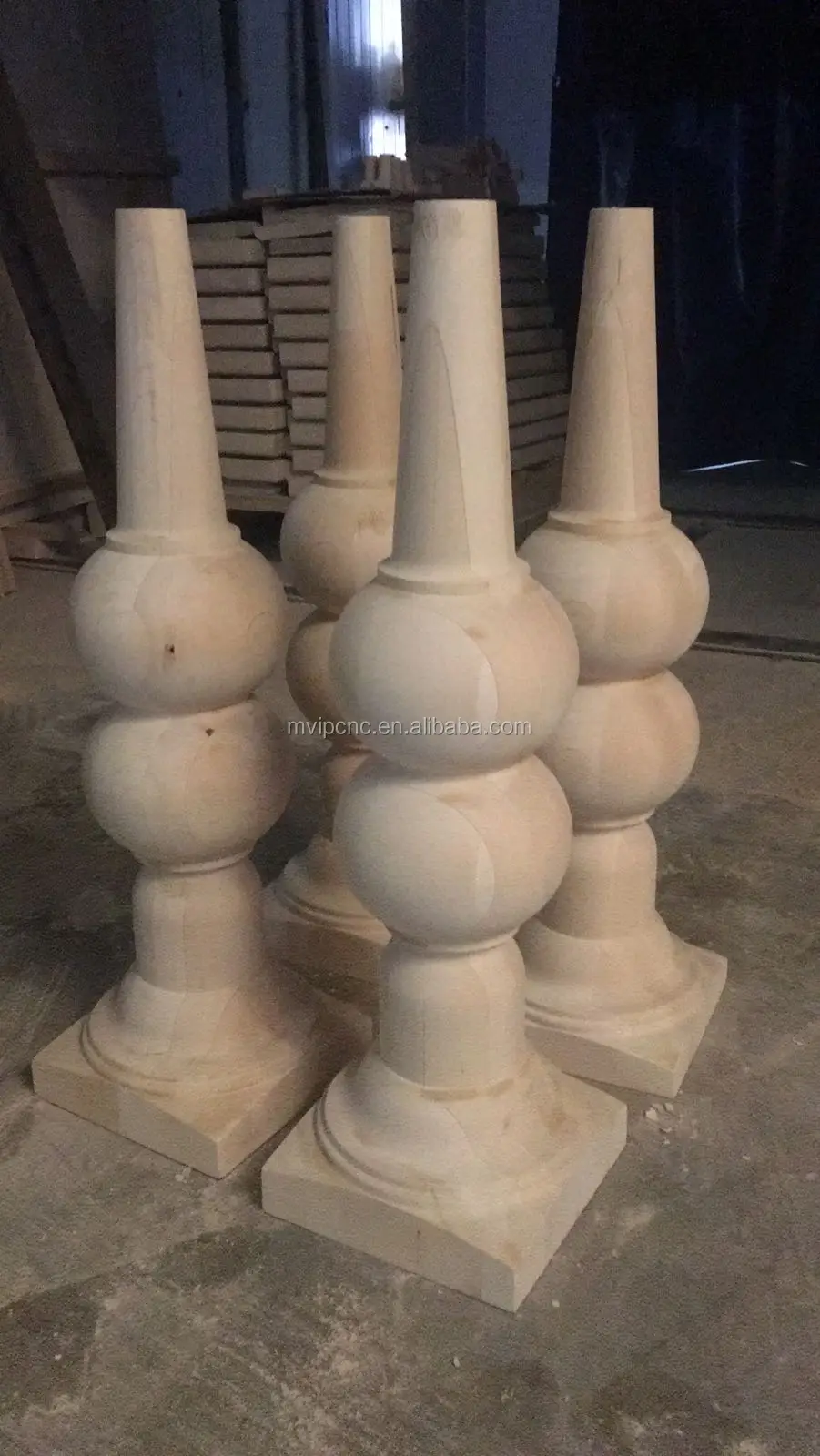 1530 Dsp controller wood cnc copying lathe machine for cylindrical material