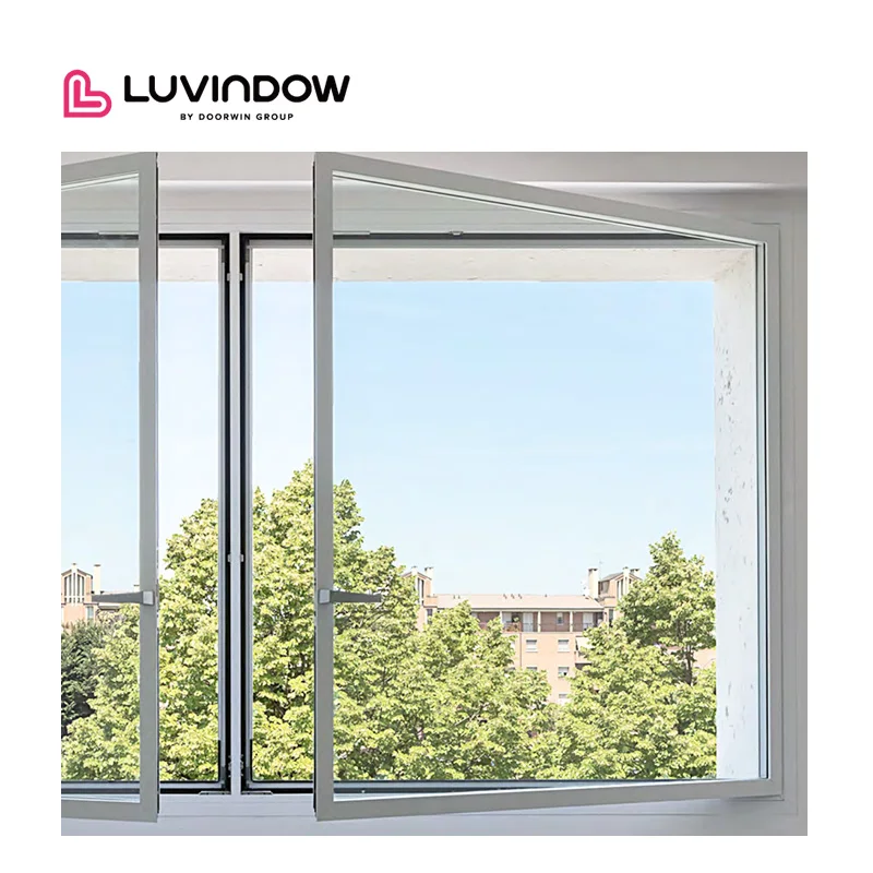 Minimalist Panoramic Picture Windows For House Double Glazed Sound Insulated Livingroom Large Glass Windows
