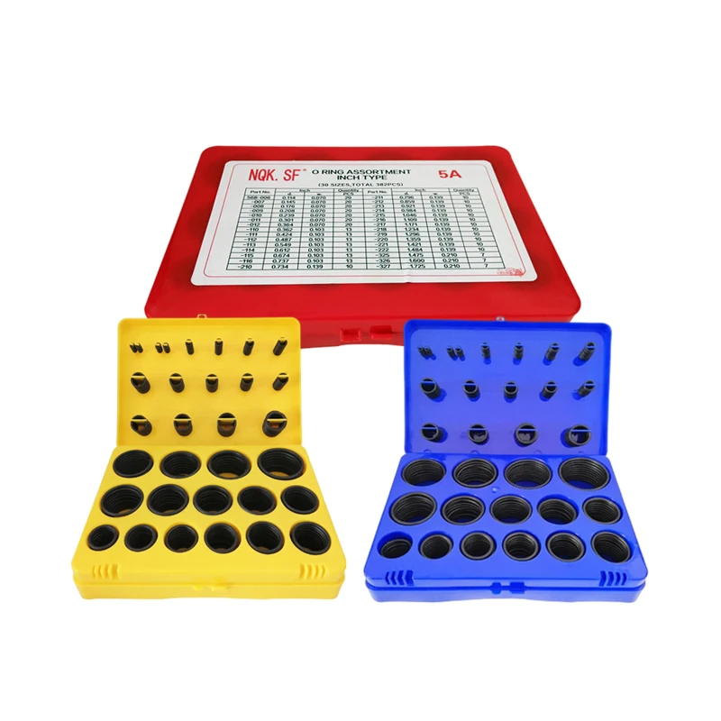Factory direct sales high quality O-Ring NBR FKM VMQ O Ring box Customization O Ring Kits