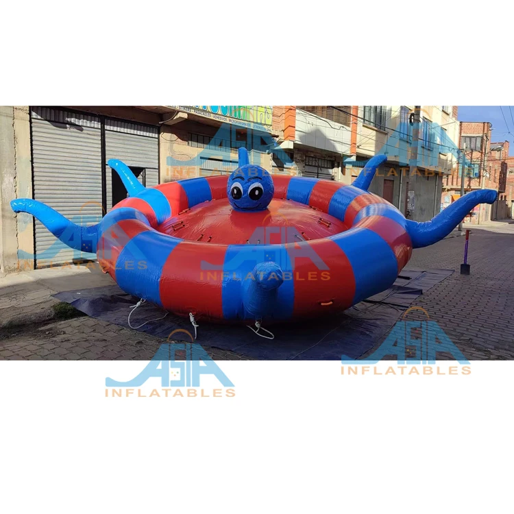Заводская цена надувная лодка-летучая рыба водная игра/Новый дизайн коммерческая сумасшедшая лодка для дискотеки буксируемая продажи