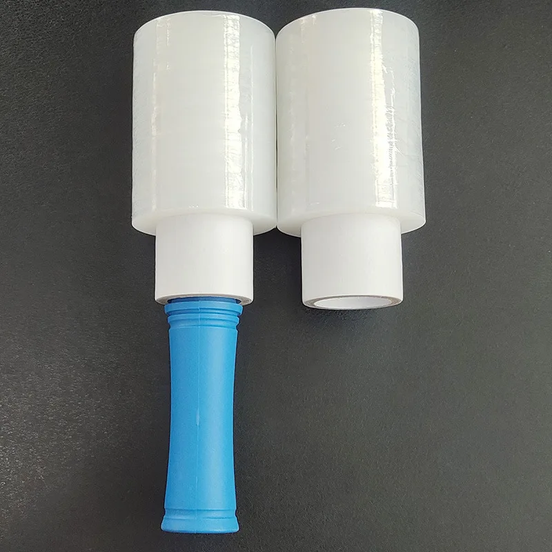 Stretch Wrap Handle Pallet Plastic Wrapping Stretch Film With Plastic Dispenser
