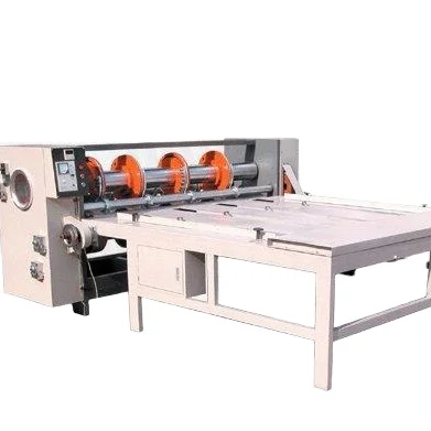 Corrugated cardboard RS4 slotter machine semi automatic carton box rotary slotting machine