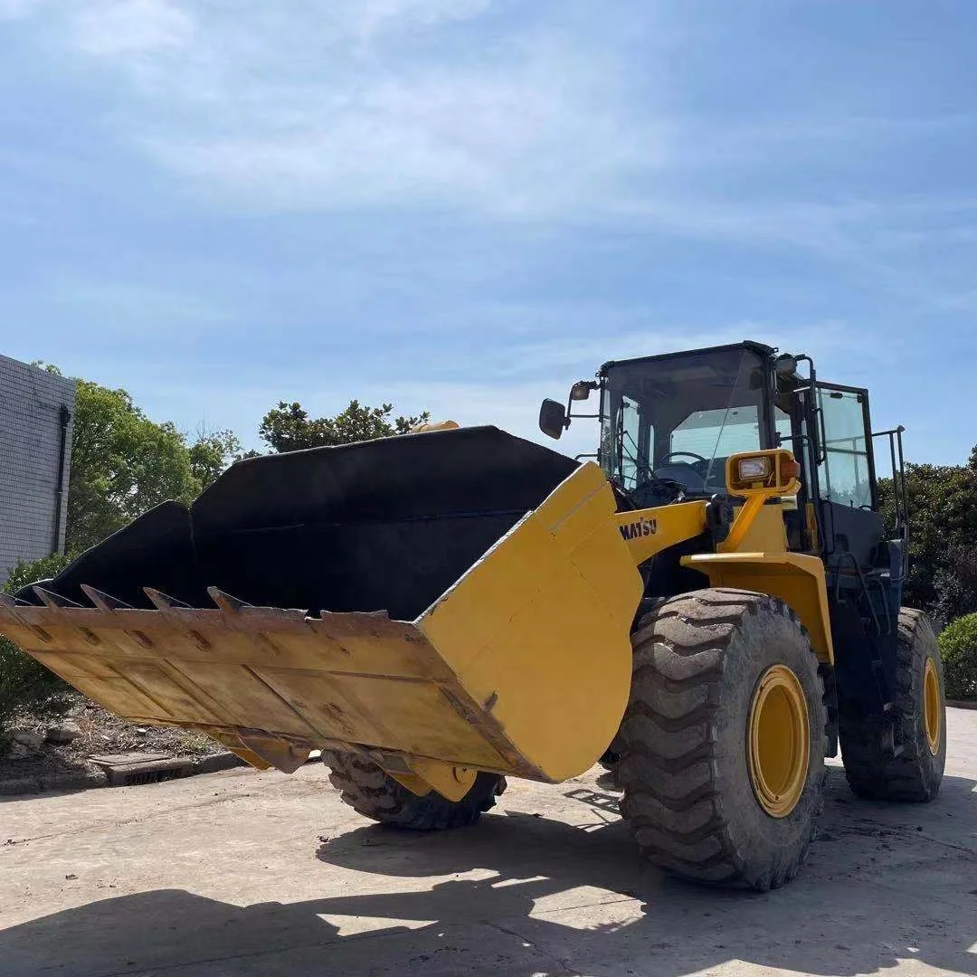 High Condition Used Komatsu wa380 -6 Wheel Loaders , wa320 wa470 Mini 500kg Loading Used Loader